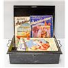 Image 1 : STRONG BOX FULL OF 1920-30S AIRPLANE MAGAZINES