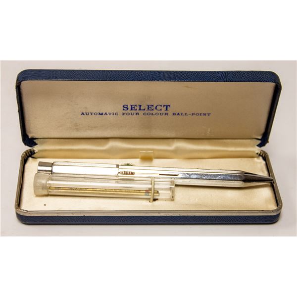 1960S SELECT 4 COLOUR PEN IN BOX