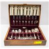 Image 1 : ROGERS IS SILVER CUTLERY SET WITH CASE