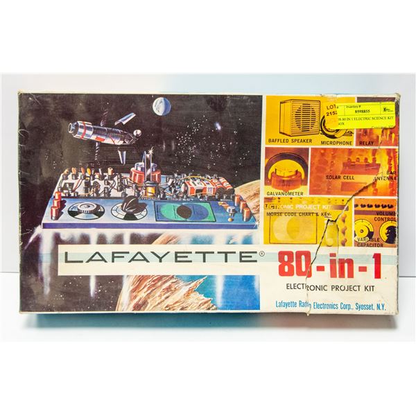 1960S 80 IN 1 ELECTRIC SCIENCE KIT IN BOX