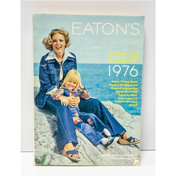 1976 EATONS SPRING SUMMER CATALOGUE