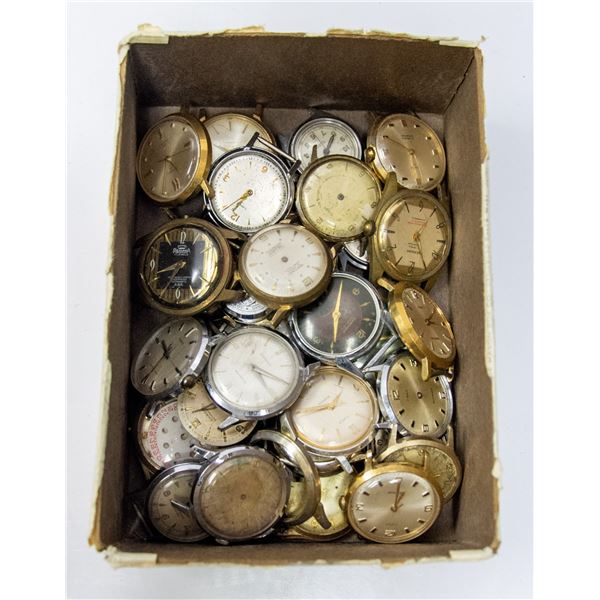 LARGE LOT OF ASSORTED VINTAGE WRIST WATCHES FOR