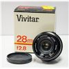 Image 1 : VIVITAR 28MM CAMERA LENS WITH BOX
