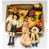 Image 1 : BOX OF ASSORTED VINTAGE DOLLS