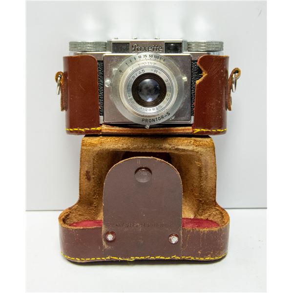 VINTAGE PAXETTE PRONTOR CAMERA WITH CASE