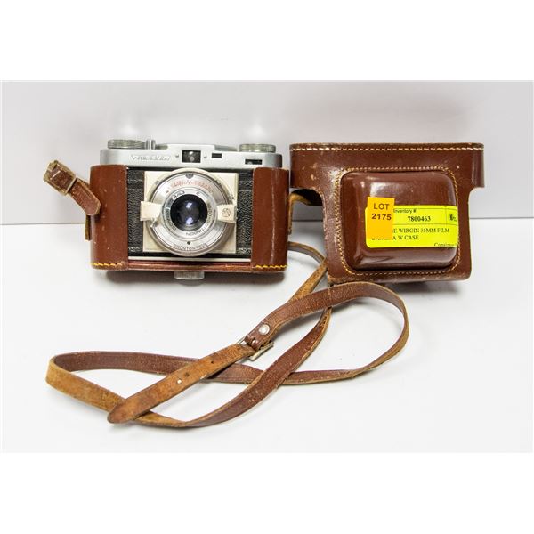 VINTAGE WIRGIN 35MM FILM CAMERA W CASE