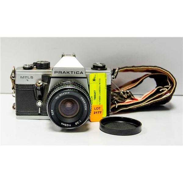 PRAKTICA 35MM CAMERA WITH LENS