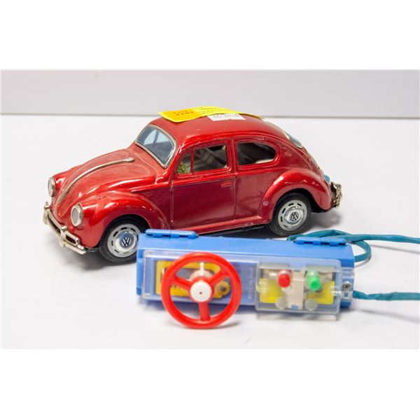 1960S TIN VOLKSWAGEN BEETLE JAPAN REMOTE