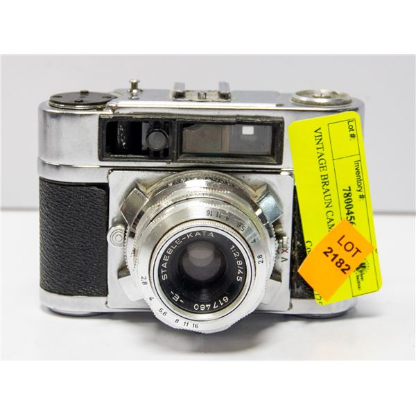 VINTAGE BRAUN CAMERA AS IS