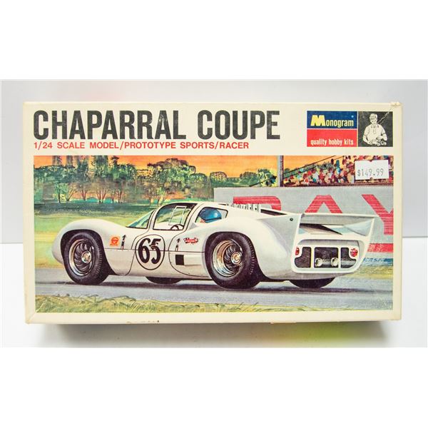 1960S MONOGRAM CHAPARRAL SLOT CAR  KIT IN BOX