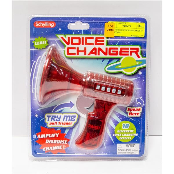 NEW VOICE CHANGER SPEAKER 10 SELECTIONS