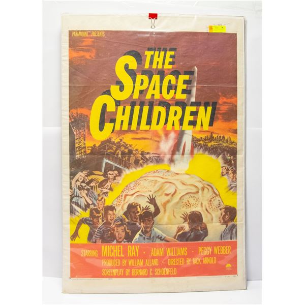 ORIGINAL SPACE CHILDREN MOVIE POSTER ONE SHEET