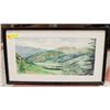 Image 1 : AUTHENTIC SIGNED LANDSCAPE WATERCOLOUR PAINTING