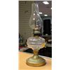 Image 1 : ANTIQUE GLASS OIL LAMP WITH CHIMNEY