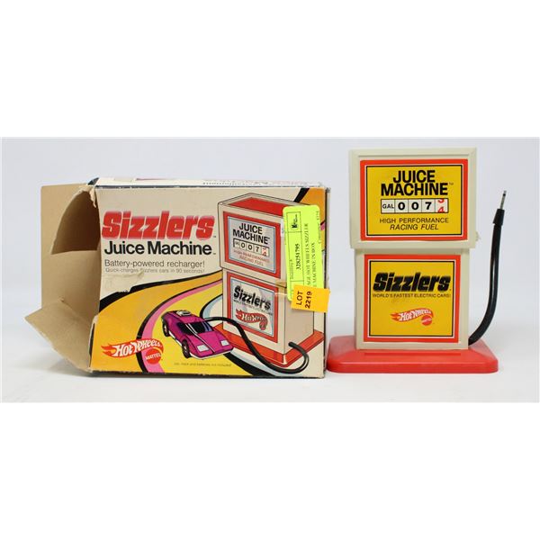 VINTAGE HOT WHEELS SIZZLER JUICE MACHINE IN BOX