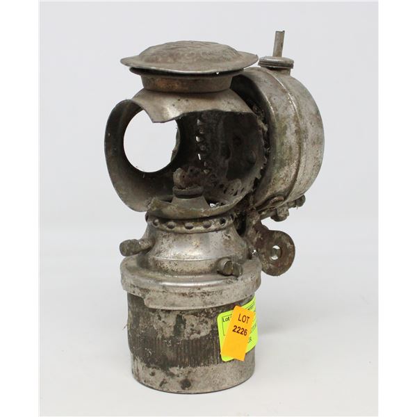 ANTIQUE MOTORCYCLE HEAD LAMP FOR REPAIR