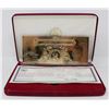Image 1 : 22K GOLD PLATED US $2 BILL WITH COA IN CASE