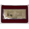 Image 3 : 22K GOLD PLATED US $2 BILL WITH COA IN CASE