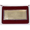 Image 3 : 22K GOLD PLATED US $2 BILL WITH COA IN CASE