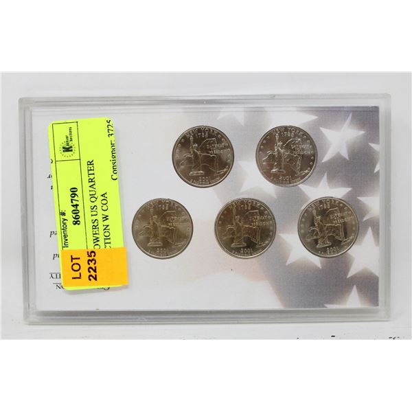 TWIN TOWERS US QUARTER COLLECTION W COA