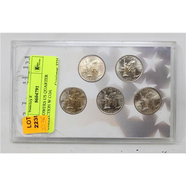TWIN TOWERS US QUARTER COLLECTION W COA