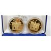 Image 2 : 24 GOLD PLATED TWIN TOWER COINS MADE OF WRECKAGE