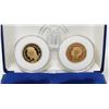 Image 1 : PAIR 1879 24K GOLD PLATED COINS COPY NATIONAL