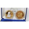Image 1 : 24K GOLD CLAD TWIN TOWER WRECKAGE COINS