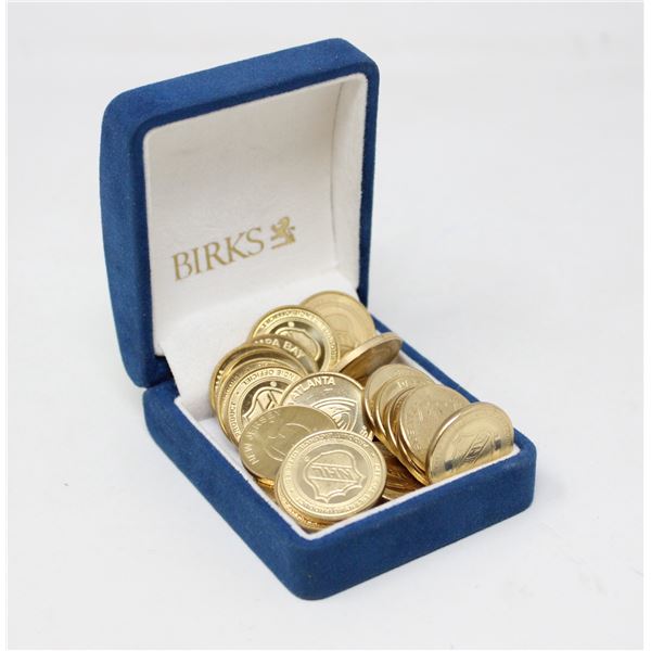 ASSORTED GOLD COLOUR COLLECTIBLE HOCKEY