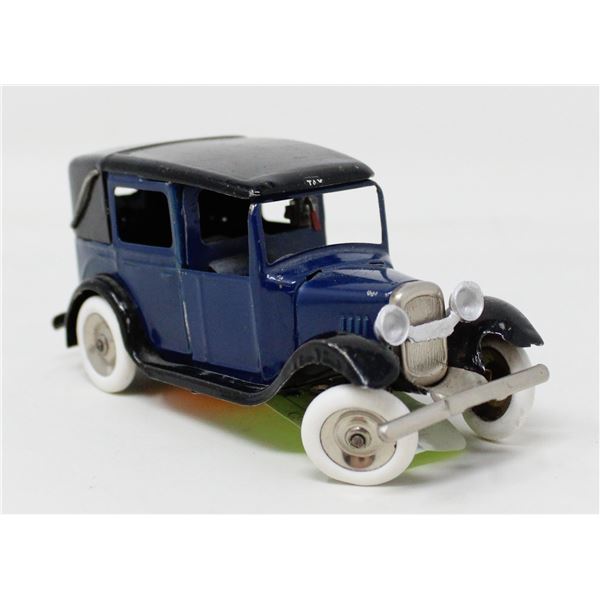 1930S TIN CLOCKWORK BLUE TAXI TRIANG MINIC