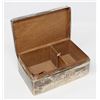 Image 2 : ANTIQUE STERLING SILVER HALL MARKED KEEPSAKE BOX