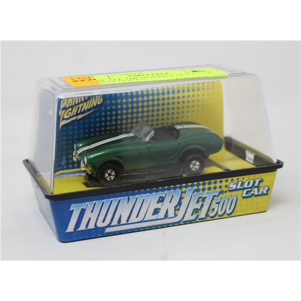 HO SCALE THUNDERJET SLOT CAR IN CASE COBRA