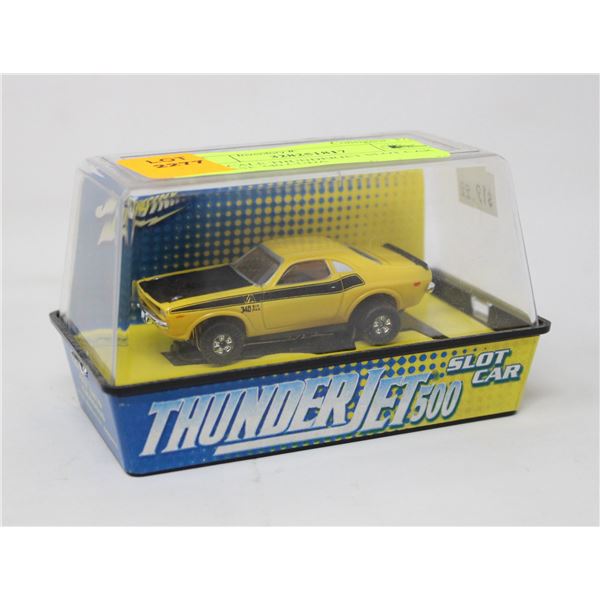HO SCALE THUNDERJET SLOT CAR IN CASE 340 CUDA