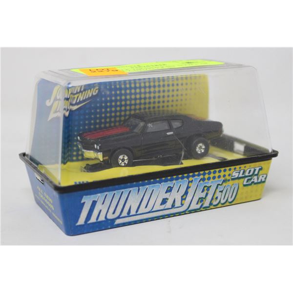 HO SCALE THUNDERJET SLOT CAR IN CASE CHEVELLE SS