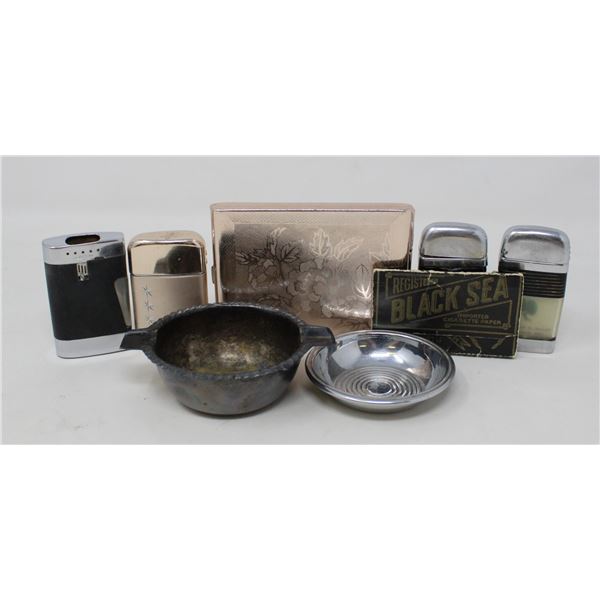 LOT OF LIGHTERS, CASES MORE