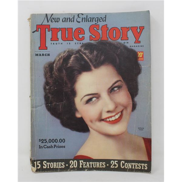 1930S TRUE STORY MAGAZINE PAINTED COVER ART