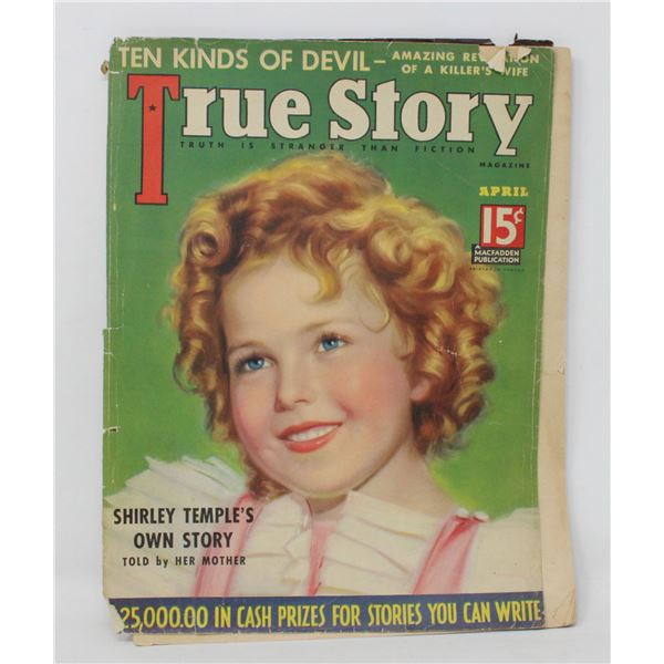 1949S TRUE STORY MAGAZINE PAINTED COVER ART