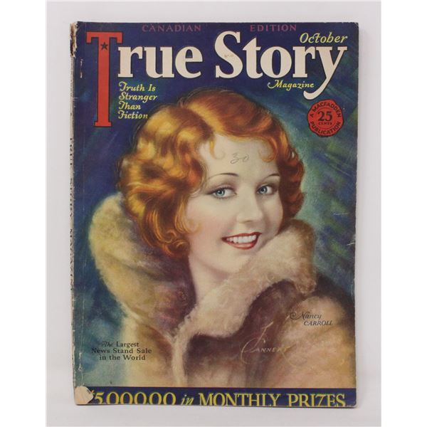 1949S TRUE STORY MAGAZINE PAINTED COVER ART