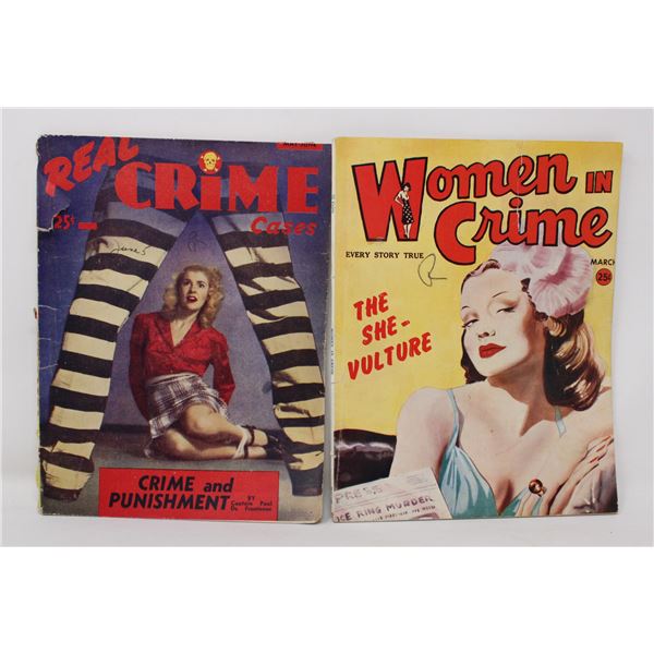 WOMAN IN CRIME SHE VULTURE MAGAZINE 1930S