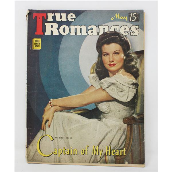 1942 TRUE ROMANCES MAGAZINE 15 CENT ISSUE