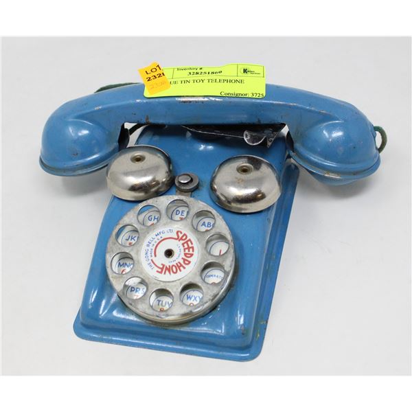 ANTIQUE TIN TOY TELEPHONE