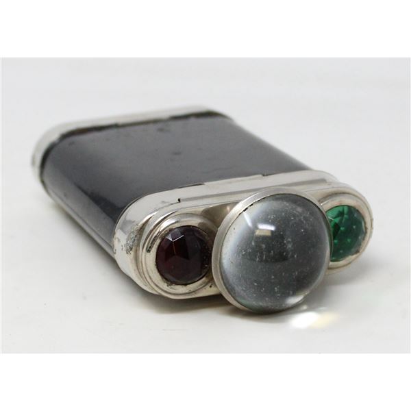 VINTAGE TIN SIGNAL FLASHLIGHT