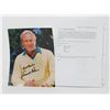 Image 1 : ARNOLD PALMER GOLF AUTOGRAPHED 8X10 PHOTO
