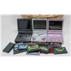 Image 1 : LOT OF 3 GAMEBOY ADVANCE SP SYSTEMS WITH MANY