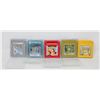 Image 1 : LOT OF 5 RARE NINTENDO GAME BOY POKEMON GAMES