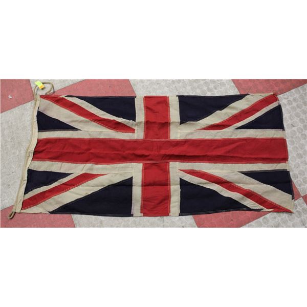 1920S  ENGLISH UNION FLAG LINEN FROM BOY SCOUTS