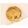 Image 1 : 2008 24K PURE GOLD CLAD $50 USD COIN COPY W COA