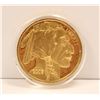 Image 2 : 2008 24K PURE GOLD CLAD $50 USD COIN COPY W COA