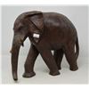 Image 1 : LARGE WOODEN CARVED ELEPHANT STATUE