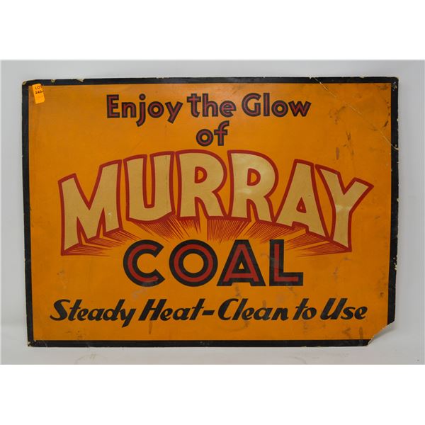 ANTIQUE MURRAY COAL ADVERTISING SIGN